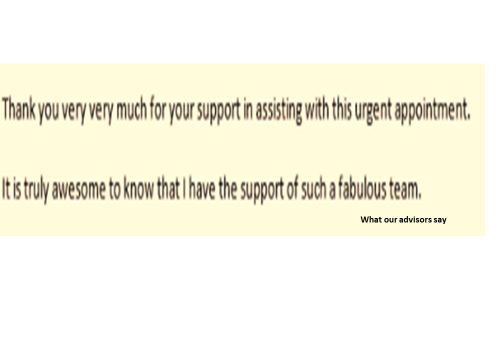 What our advisors have to say What our advisors have to say